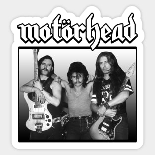 Motorhead White Black Sticker